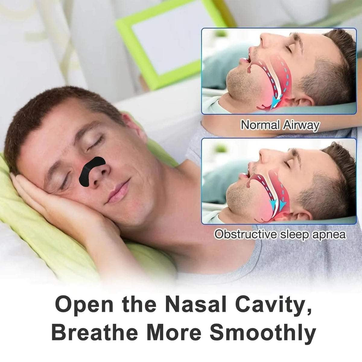 Anti-Snoring Breathing Nasal Strips