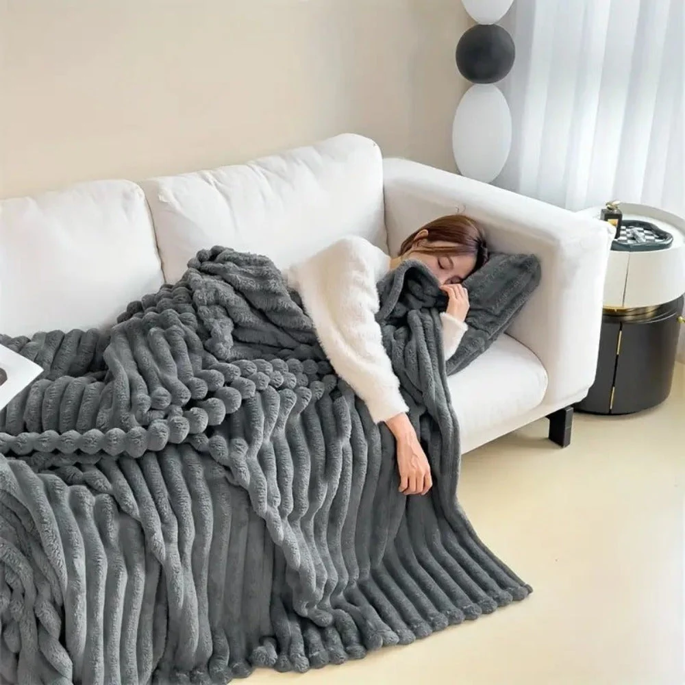 Warm Flannel Multifunctional Blanket
