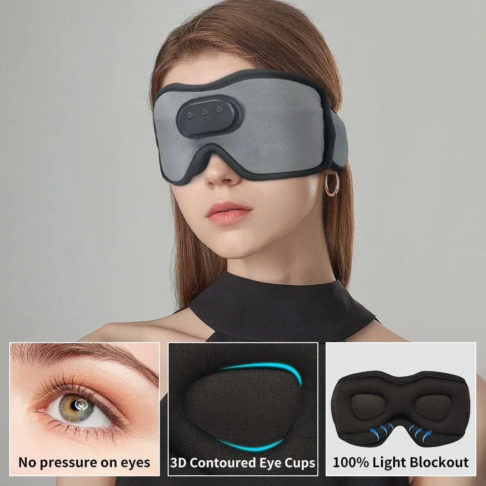 Bluetooth Sleeping Headphones Eye Mask