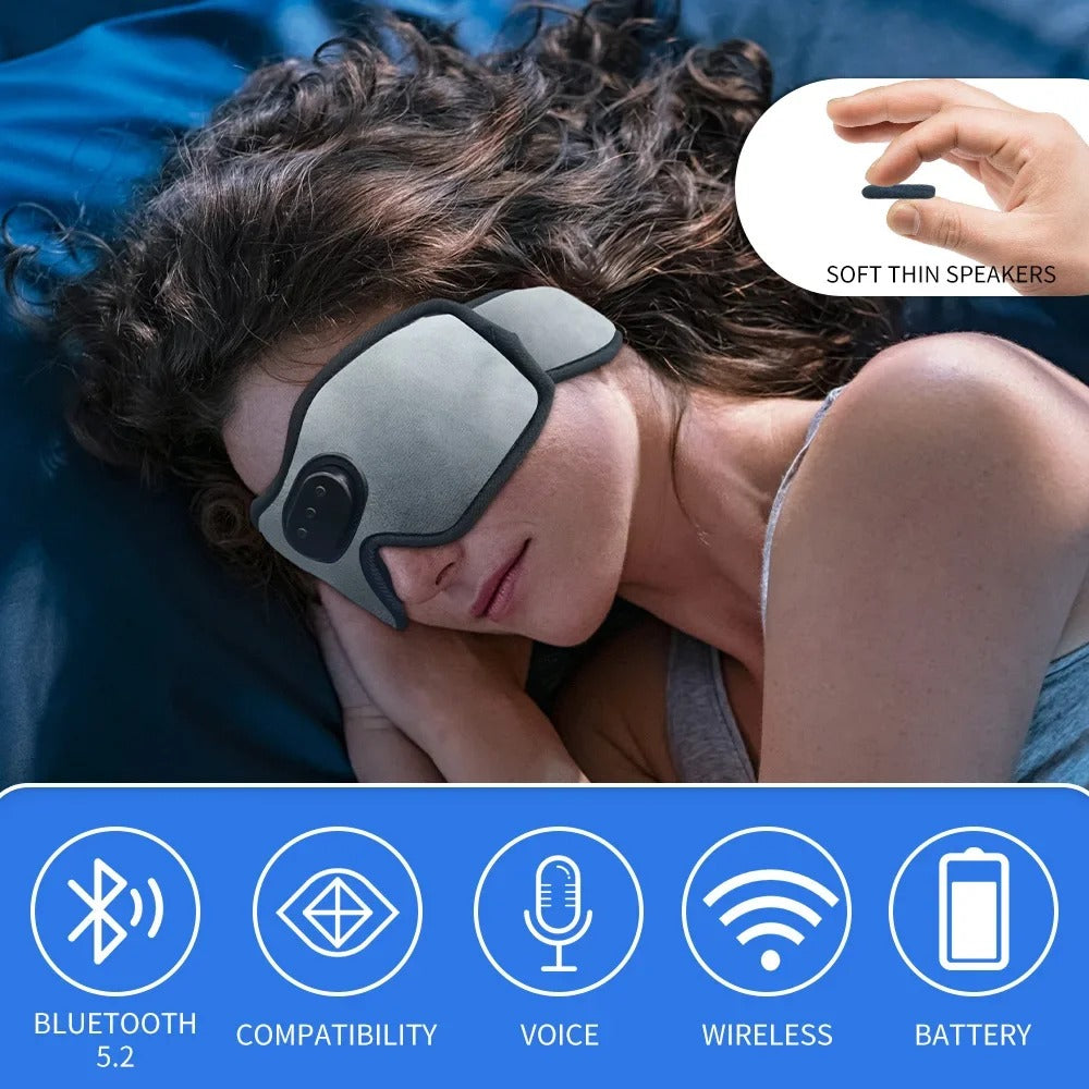 Bluetooth Sleeping Headphones Eye Mask